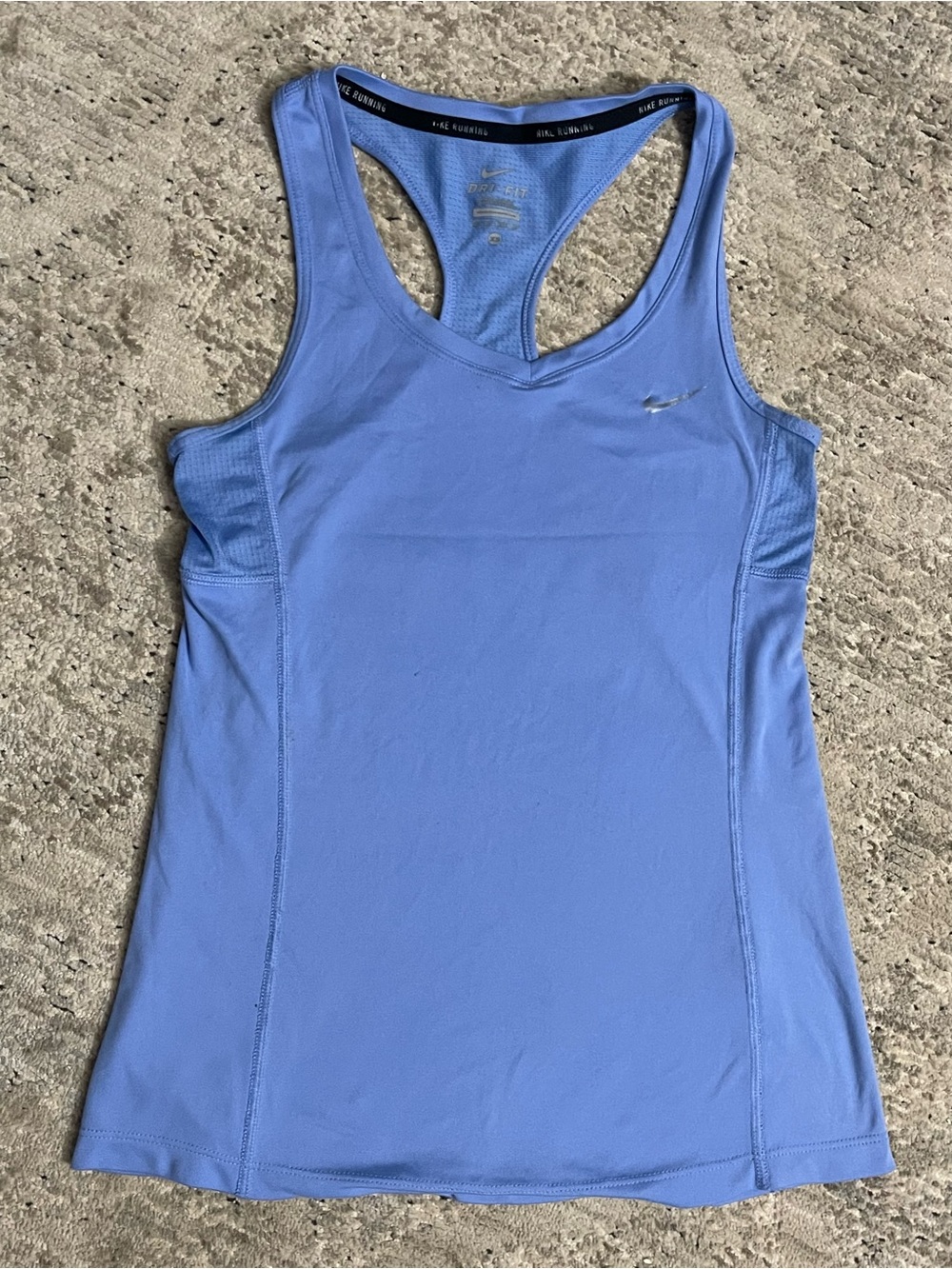 Nike Light Blue Racerback Performance Tank